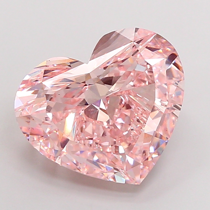 9.03 ct Heart Fancy Intense Pink Lab-Grown Diamond
