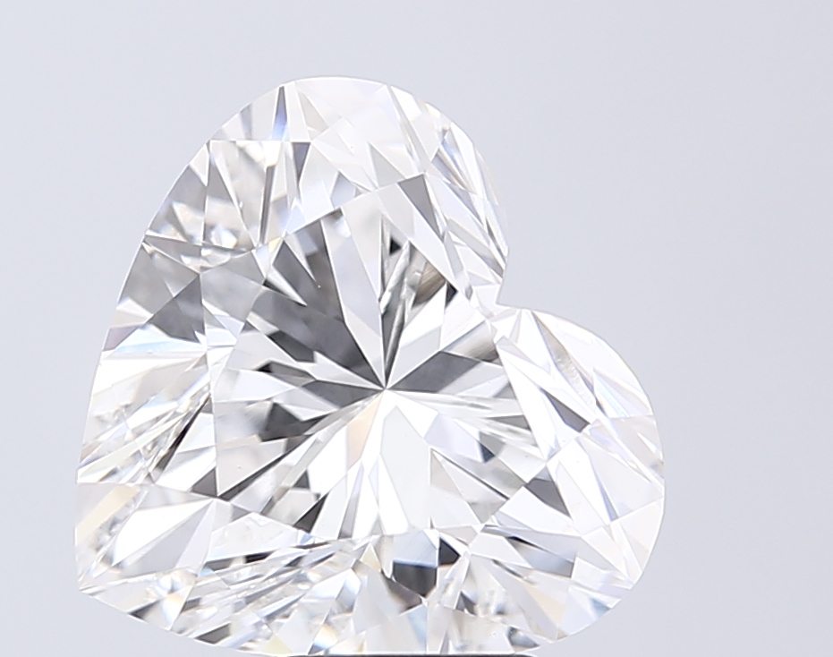 6.07 ct. heart Lab Grown Diamond front image