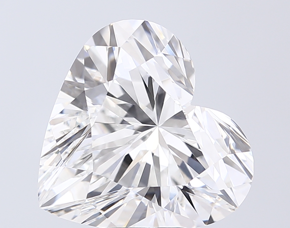 6.58 ct. heart Lab Grown Diamond front image
