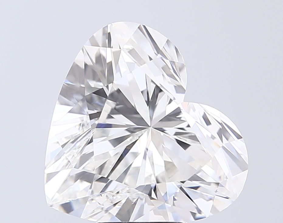 6.07 ct. heart Lab Grown Diamond front image