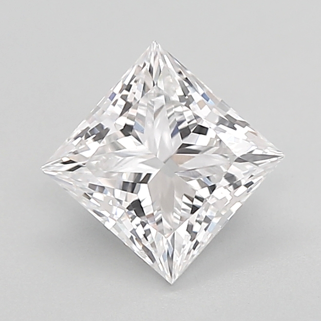 1.28 carat Princess lab grown diamond, D VS1, IGI certified